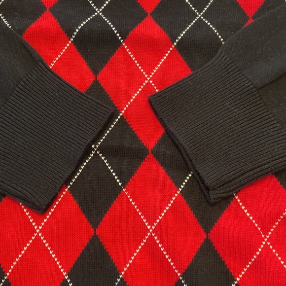 Men’s Ohio state 1/4 zip argyle sweater size medium - Picture 5 of 5